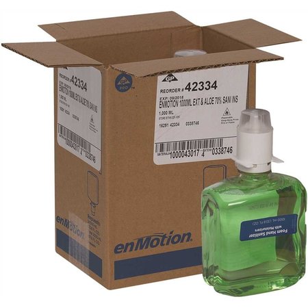 Enmotion Green and Fragrance Free Gen2 Moisturizing E3-Rated Foam Sanitizer Dispenser Refill 42334